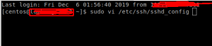 rubah default port ssh