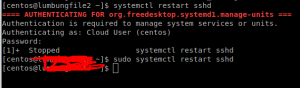 rubah default port ssh 3