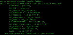 perl: warning: Setting locale failed.